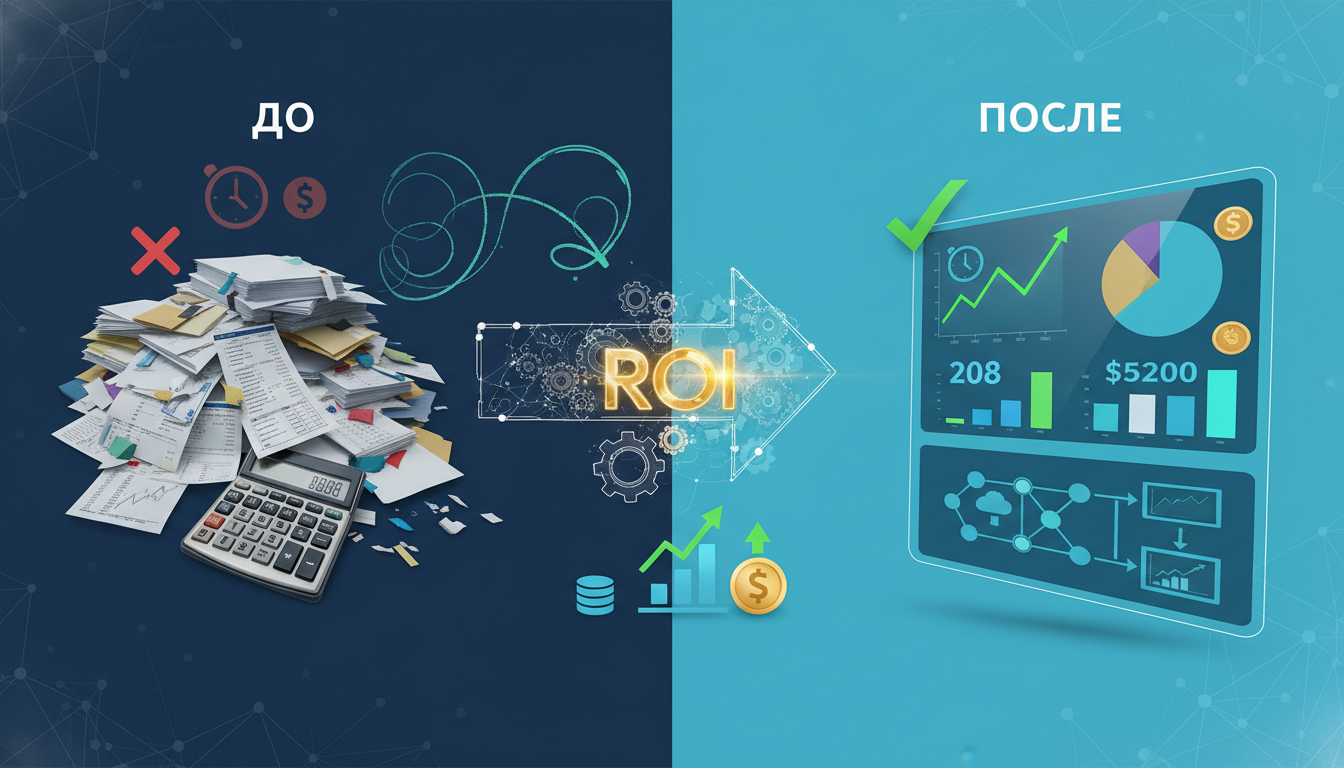 Инфографика: ROI дашбордов: как сэкономить 208 рабочих часов и $5200 в год на аналитике