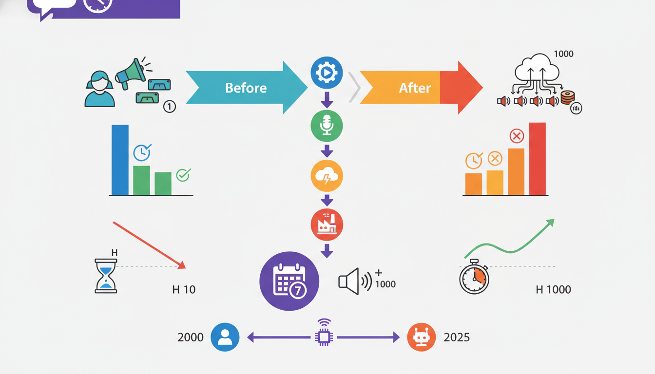 Инфографика: Text-to-Speech для бизнеса: как создать 1000 часов аудио за неделю в 2025