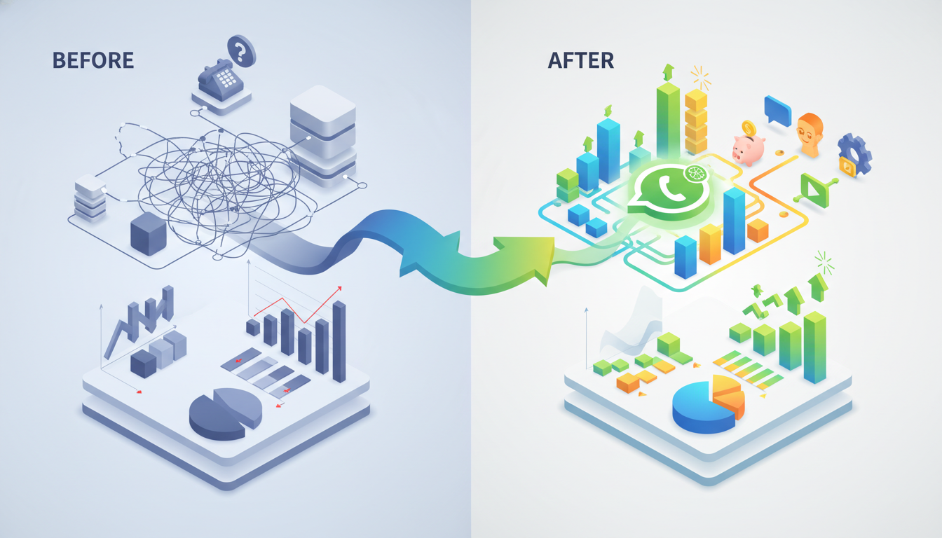 Инфографика: WhatsApp Business API + AI для бизнеса