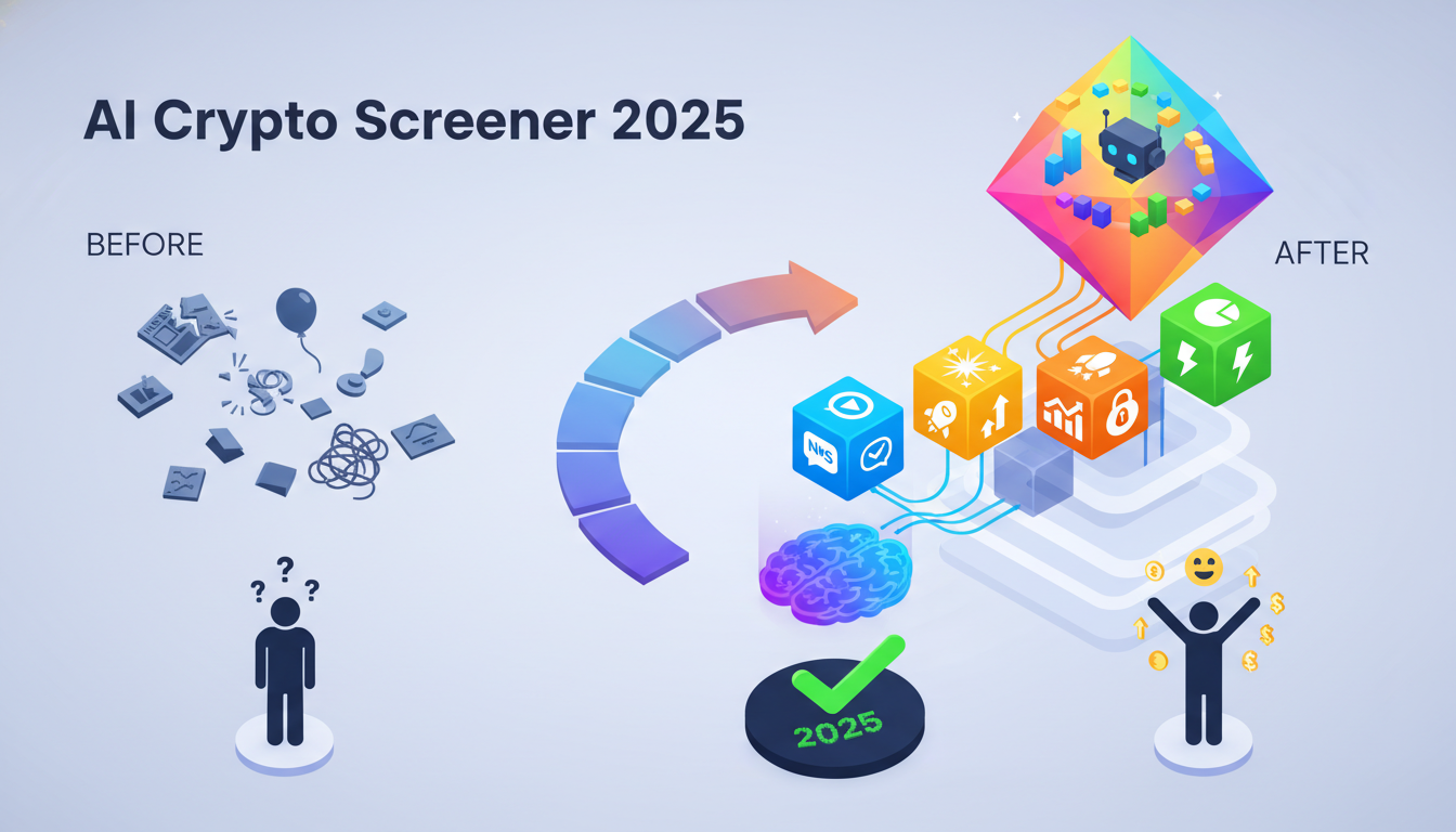 Инфографика: AI Crypto Screener 2025: умный бот для трейдеров с анализом новостей, пампов, OI и мгновенными сигналами