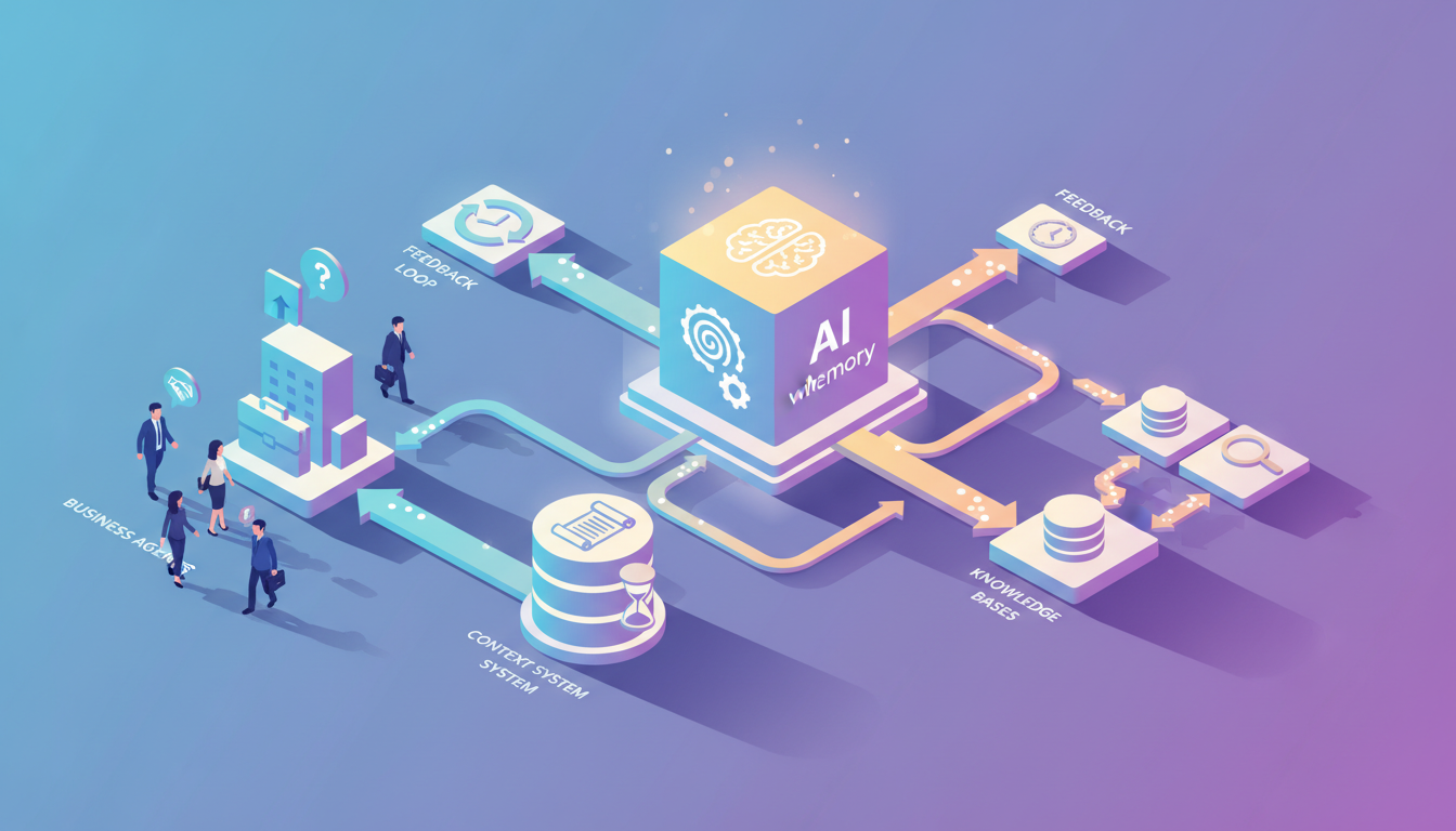 Иллюстрация к статье: AI с памятью: как построить систему контекста для бизнес-агентов